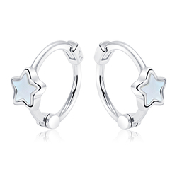 Silver Hoop Earring HO-2618